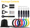 Heavy Duty Resistance Bands Set | 11 Pcs (Up to 60 kgs)