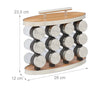 12-Jars Spice Rack