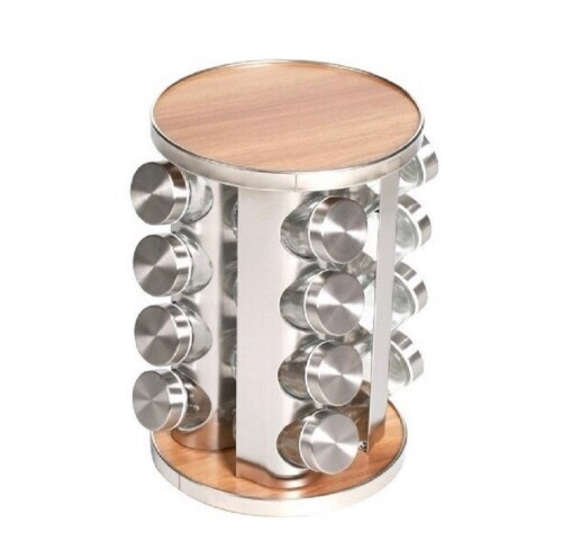 16-Jars Rotating Spice Rack