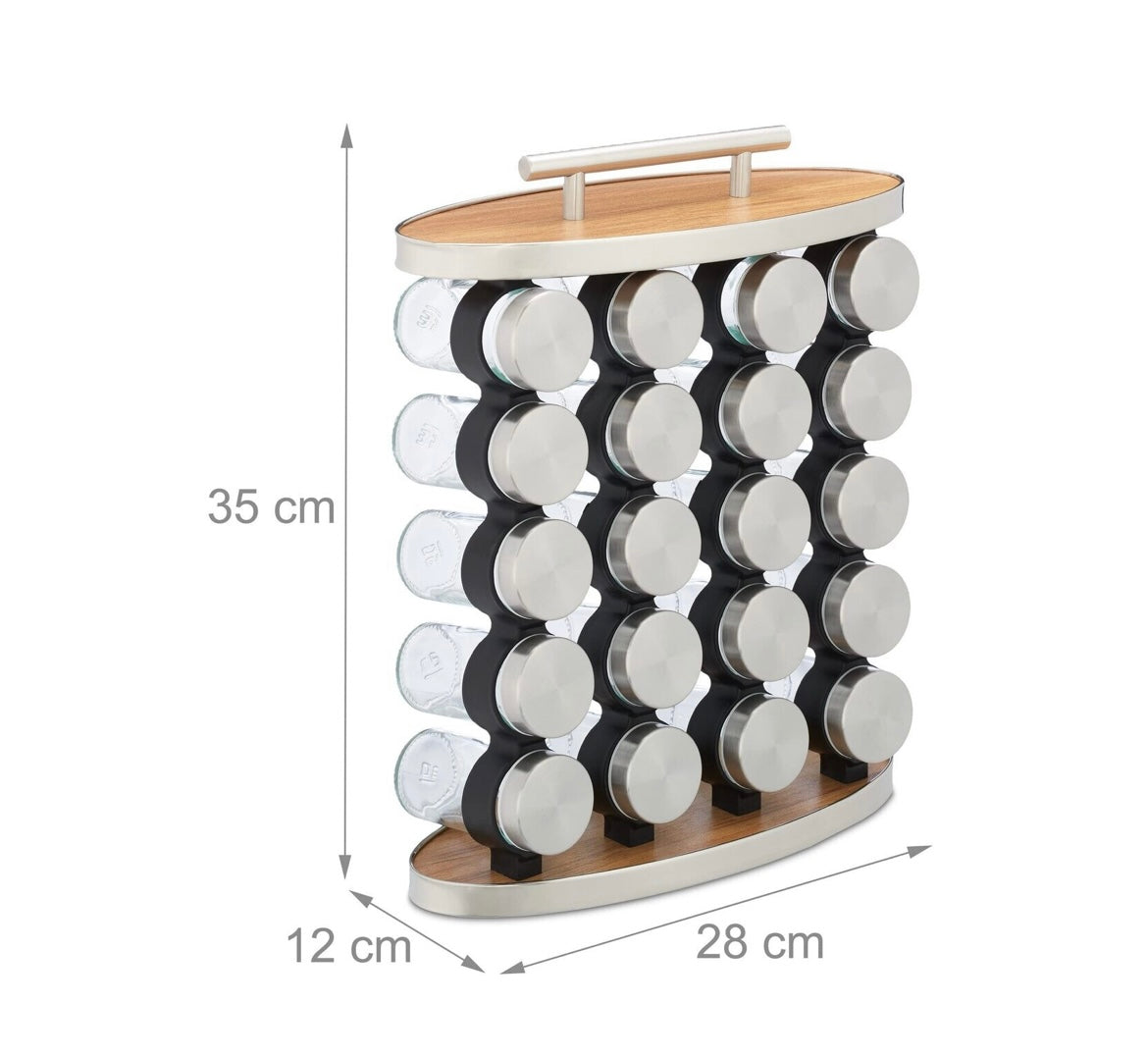 20-Jars Spice Rack