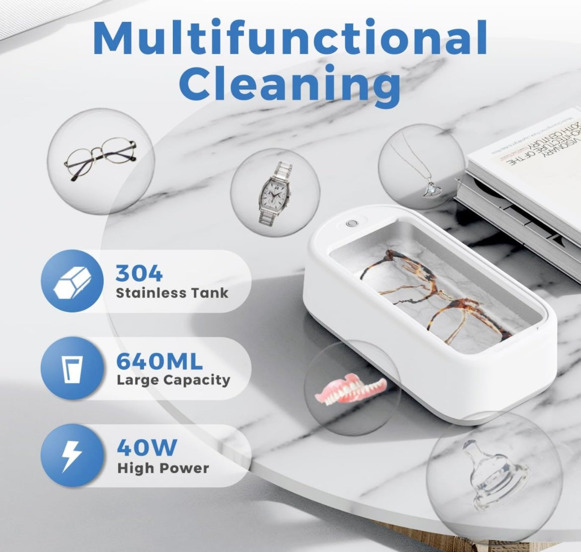 Ultrasonic™ Jewelry Cleaner