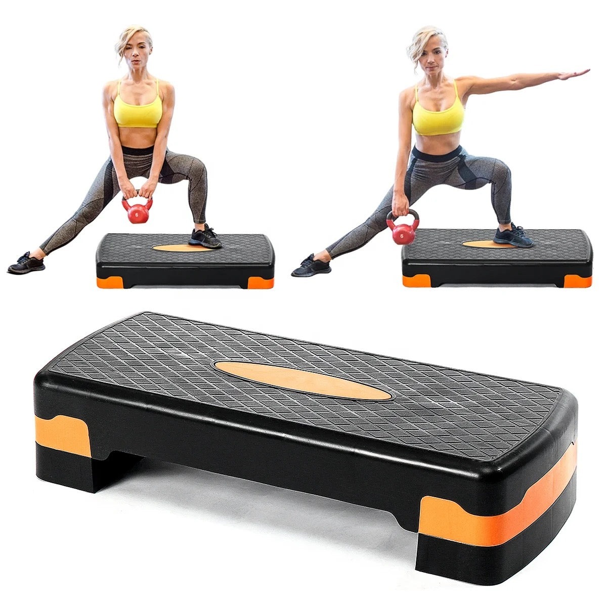 Adjustable Aerobics Stepper | 2 Level