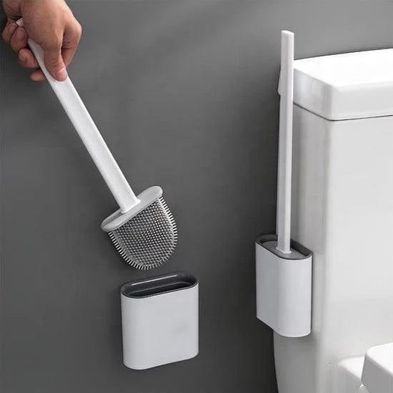 Silicone Flat Toilet Brush