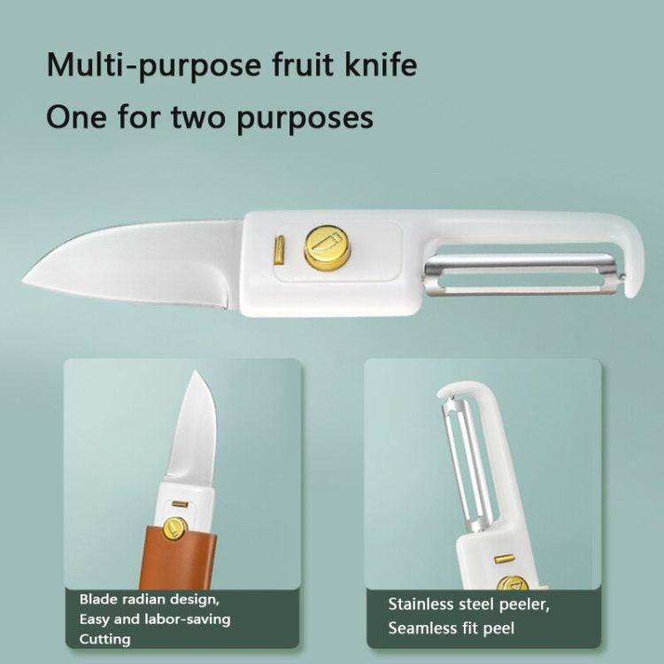 2 in 1 Peeler & Fruit Knife