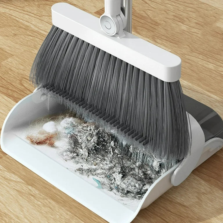 4 in 1 Broom and Dustpan Combo Set