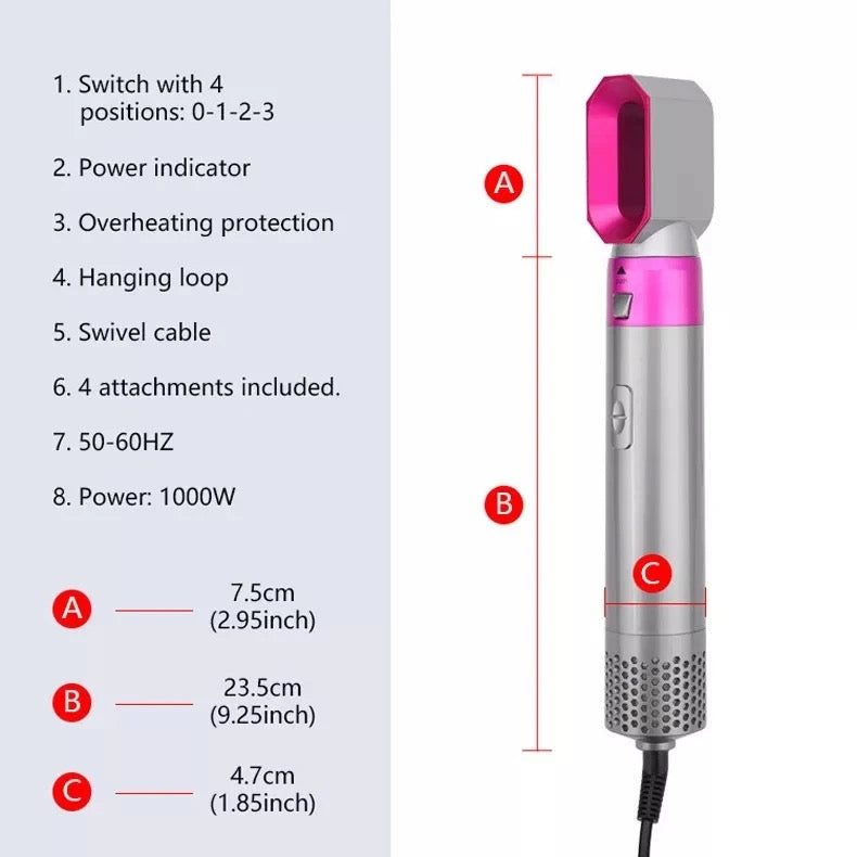 5-in-1 Hair Dryer Styling Tool